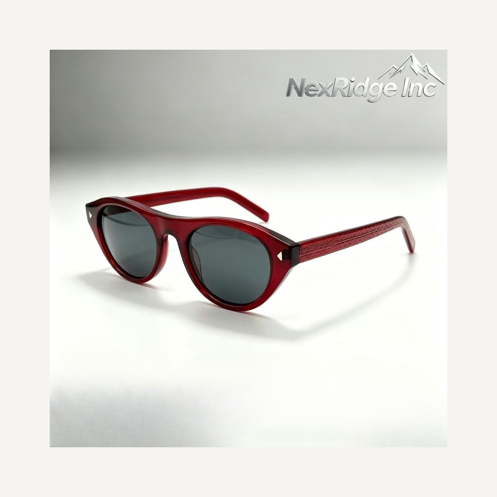 NEXRIDGE Merlot Halo — Merlot / Smoke sunglasses